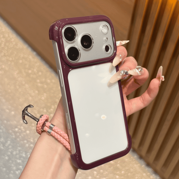 Clear Open-Edge Acrylic iPhone Case