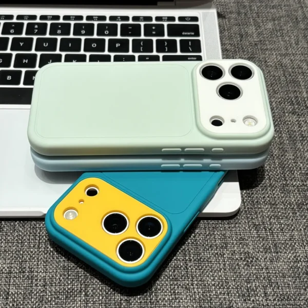 Soft-Touch Matte iPhone Case with Detachable Camera Frame